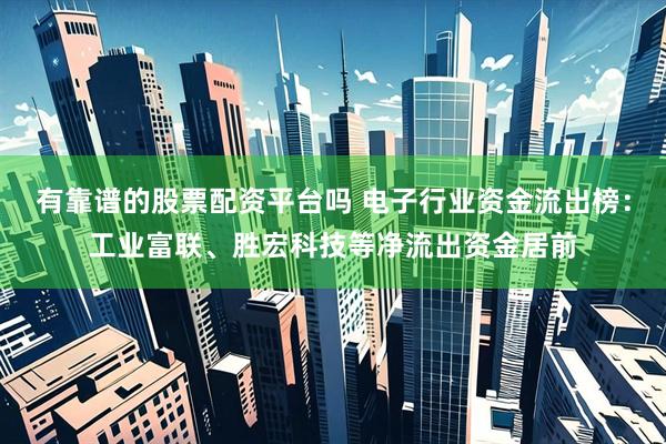 有靠谱的股票配资平台吗 电子行业资金流出榜：工业富联、胜宏科技等净流出资金居前
